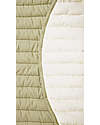 Lorena Canals Tappeto Gioco Reversibile - Leaf - Verde Oliva - Cotone Organico GOTS - Bamboo Collection - Diametro 100 cm Tappeti Arredo