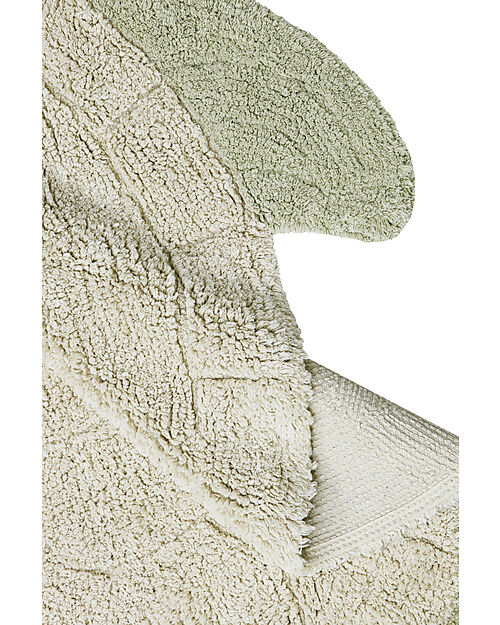 Lorena Canals Tappeto Gioco - Sea Turtle - Verde Oliva - Cotone - Sea Wonders Collection - 110 x 130 cm Tappeti Arredo