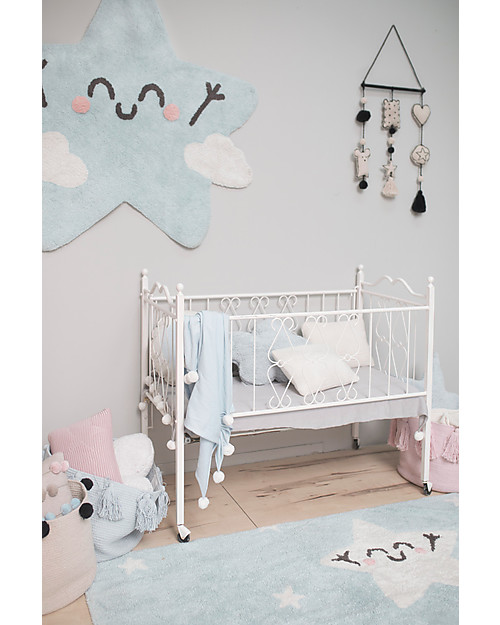 Lorena Canals Tappeto Lavabile a forma di Stellina Happy Star - 100% cotton (120x120 cm) Tappeti Arredo
