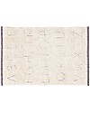 Lorena Canals Tappeto Lavabile - ABC M - Collezione RugCycled (140cm x 200cm) Tappeti Arredo