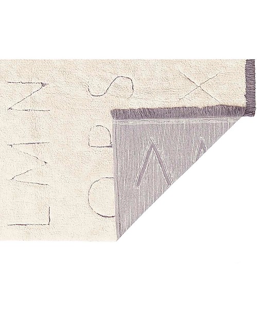 Lorena Canals Tappeto Lavabile - ABC M - Collezione RugCycled (140cm x 200cm) Tappeti Arredo