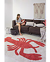 Lorena Canals Tappeto Lavabile Aragosta - 100% Cotone (140x200cm) Tappeti Arredo