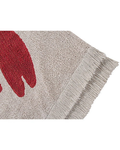 Lorena Canals Tappeto Lavabile Aragosta - 100% Cotone (140x200cm) Tappeti Arredo