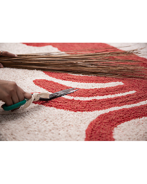 Lorena Canals Tappeto Lavabile Aragosta - 100% Cotone (140x200cm) Tappeti Arredo