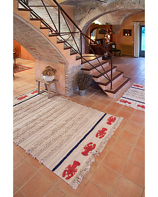 Lorena Canals Tappeto Lavabile Aragosta Mini, Large - 100% Cotone (170x240 cm) Tappeti_