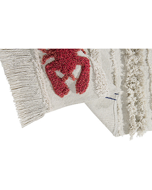 Lorena Canals Tappeto Lavabile Aragosta Mini, Small - 100% Cotone (80x140 cm) Tappeti Arredo