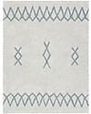 Lorena Canals Tappeto Lavabile Atlas Natural - Vintage Blue - 100% Cotone (120 x 160 cm) Tappeti Arredo