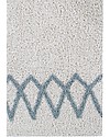 Lorena Canals Tappeto Lavabile Atlas Natural - Vintage Blue - 100% Cotone (120 x 160 cm) Tappeti Arredo