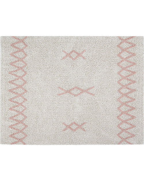Lorena Canals Tappeto Lavabile Atlas Natural - Vintage Nude - 100% Cotone (120 x 160 cm) Tappeti Arredo