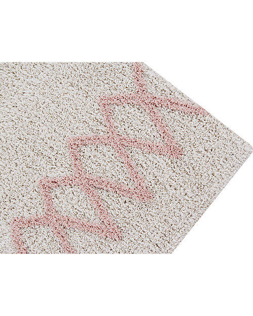 Lorena Canals Tappeto Lavabile Atlas Natural - Vintage Nude - 100% Cotone (120 x 160 cm) Tappeti Arredo