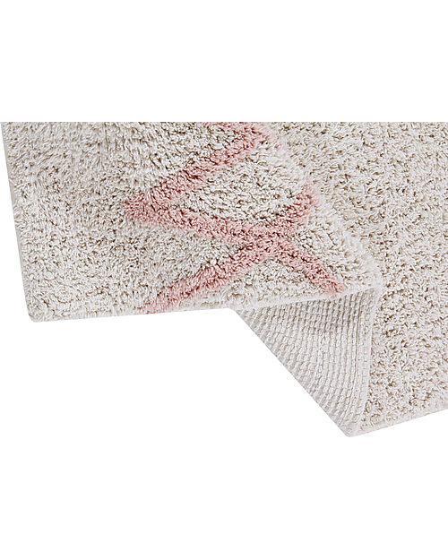 Lorena Canals Tappeto Lavabile Atlas Natural - Vintage Nude - 100% Cotone (120 x 160 cm) Tappeti Arredo