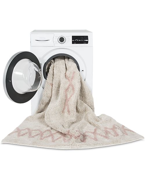 Lorena Canals Tappeto Lavabile Atlas Natural - Vintage Nude - 100% Cotone (120 x 160 cm) Tappeti Arredo