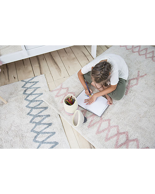 Lorena Canals Tappeto Lavabile Atlas Natural - Vintage Nude - 100% Cotone (120 x 160 cm) Tappeti Arredo