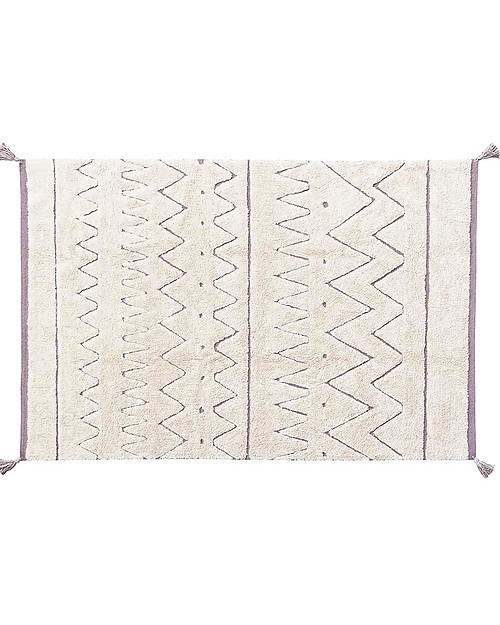 Lorena Canals Tappeto Lavabile - Atzeca M - Collezione RugCycled (140cm x 200cm) Tappeti Arredo
