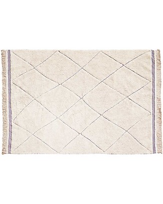 Lorena Canals Tappeto Lavabile - Bereber M - Collezione RugCycled (140cm x 200cm) Tappeti Arredo