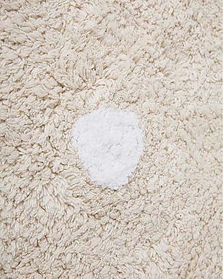 Lorena Canals Tappeto Lavabile Biscotto Beige - 100% Cotone (120cm x 160cm) Tappeti