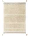 Lorena Canals Tappeto Lavabile - Bloom Golden - Fantasy Garden - Naturale e Oro - Cotone - (90x130 cm) Tappeti Arredo