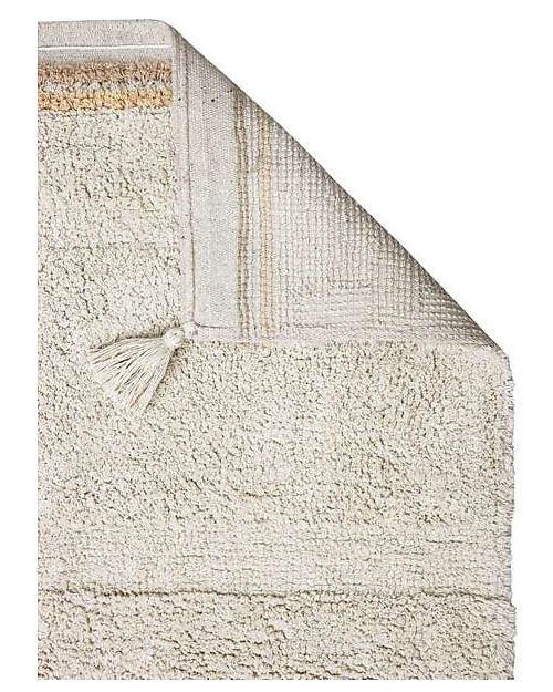 Lorena Canals Tappeto Lavabile - Bloom Natural - Fantasy Garden - Naturale e Rosa - Cotone - (90x130 cm) Tappeti Arredo