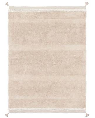 Lorena Canals Tappeto Lavabile - Bloom Rose - Fantasy Garden - Rosa e Nude - Cotone - (120x160 cm) Tappeti Arredo