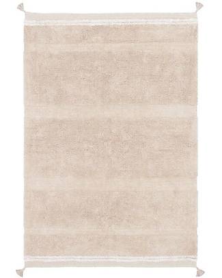 Lorena Canals Tappeto Lavabile - Bloom Rose - Fantasy Garden - Rosa e Nude - Cotone - (140x200 cm) Tappeti Arredo