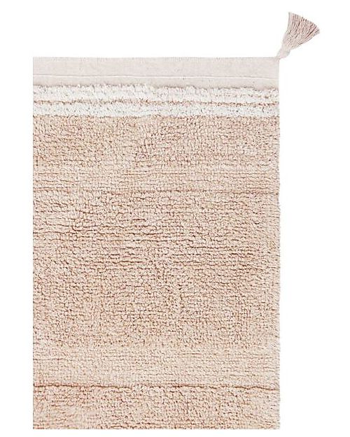 Lorena Canals Tappeto Lavabile - Bloom Rose - Fantasy Garden - Rosa e Nude - Cotone - (90x130 cm) Tappeti Arredo