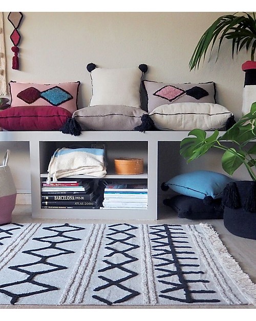 Lorena Canals Tappeto Lavabile Canvas, Bereber - 100% Cotone (120 x 160cm) Tappeti Arredo