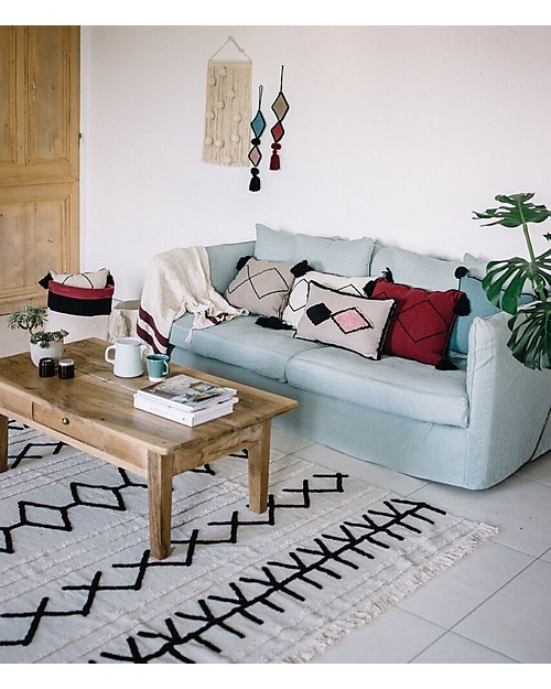 Lorena Canals Tappeto Lavabile Canvas, Bereber - 100% Cotone (120 x 160cm) Tappeti Arredo