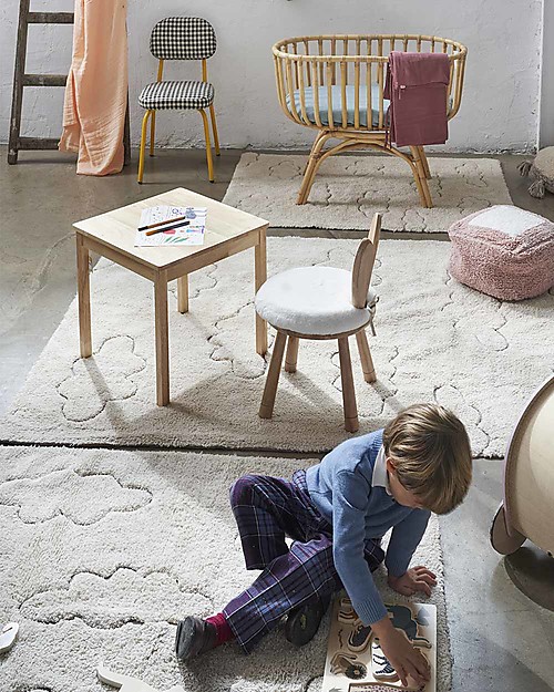 Lorena Canals Tappeto Lavabile - Clouds S - Collezione RugCycled (120cm x 160cm) Tappeti Arredo