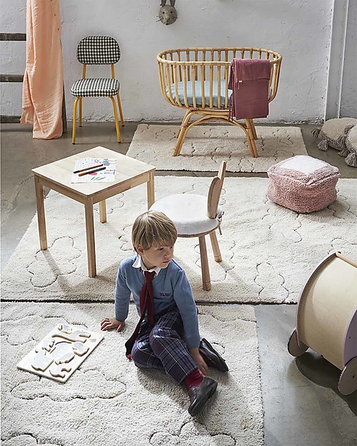Lorena Canals Tappeto Lavabile - Clouds XS - Collezione RugCycled (130cm x 90 cm) Tappeti Arredo