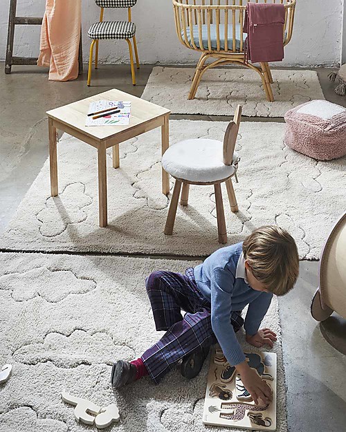 Lorena Canals Tappeto Lavabile - Clouds XS - Collezione RugCycled (130cm x 90 cm) Tappeti Arredo