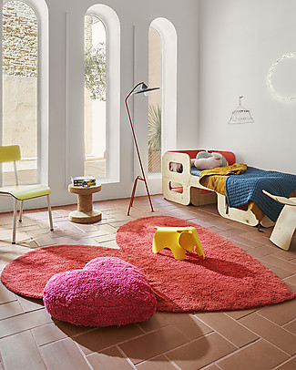 Lorena Canals Tappeto Lavabile con Cuscino Agatha Puffy - Cotone (160x180cm) Tappeti