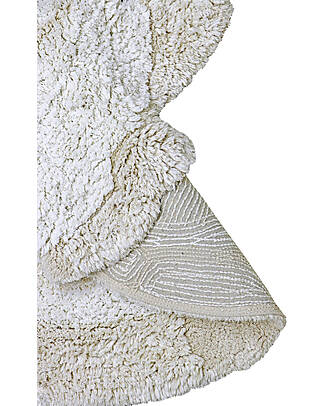 Lorena Canals Tappeto Lavabile - Coniglietto - Cotone - Animal Rugs Collection - 130 x 135 cm Tappeti Arredo