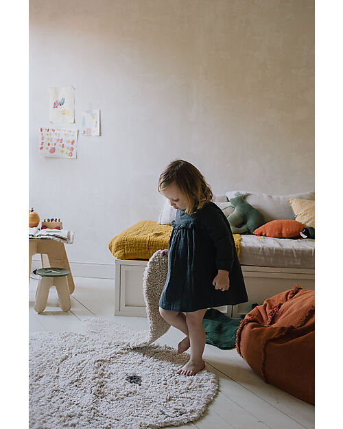 Lorena Canals Tappeto Lavabile - Coniglietto  - Cotone - Animal Rugs Collection - 130 x 135 cm Tappeti Arredo