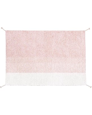 Lorena Canals Tappeto Lavabile e Reversibile Gelato - Rosa - Cotone (120x160 cm) Tappeti Arredo