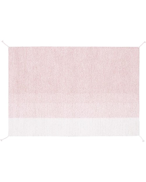 Lorena Canals Tappeto Lavabile e Reversibile Gelato - Rosa - Cotone (140x200 cm) Tappeti Arredo