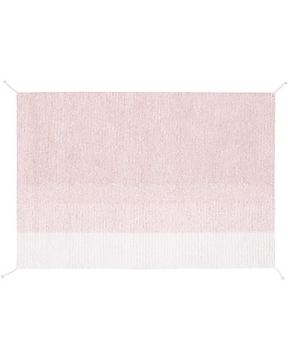Lorena Canals Tappeto Lavabile e Reversibile Gelato - Rosa - Cotone (140x200 cm) Tappeti Arredo