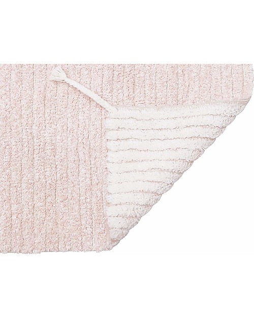 Lorena Canals Tappeto Lavabile e Reversibile Gelato - Rosa - Cotone (140x200 cm) Tappeti Arredo