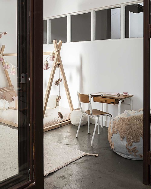 Lorena Canals Tappeto Lavabile e Reversibile Gelato - Rosa - Cotone (140x200 cm) Tappeti Arredo