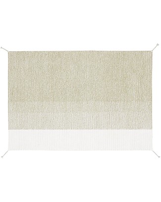 Lorena Canals Tappeto Lavabile e Reversibile Gelato - Verde Oliva - Cotone (140x200 cm) Tappeti_