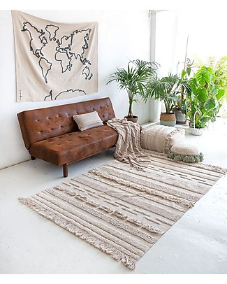 Lorena Canals Tappeto Lavabile Early Hours, Air Natural - 100% Cotone (170 x 240 cm) Tappeti Arredo