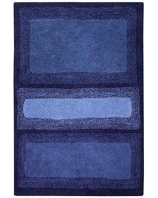 Lorena Canals Tappeto Lavabile Early Hours, Water Alaska Blue - 100% Cotone (140 x 200 cm) Tappeti