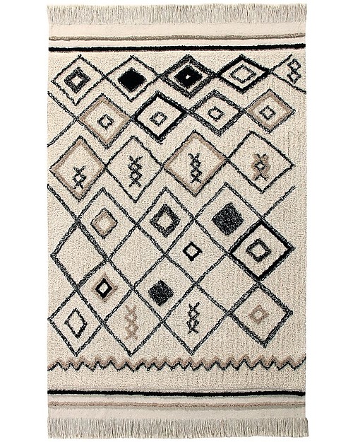 Lorena Canals Tappeto Lavabile Ethnic, Bereber Classic - 100% Cotone (140 x 215cm) Tappeti Arredo