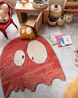 Lorena Canals Tappeto Lavabile Fantasma - Lana (100x100 cm) - Base Antiscivolo Tappeti_