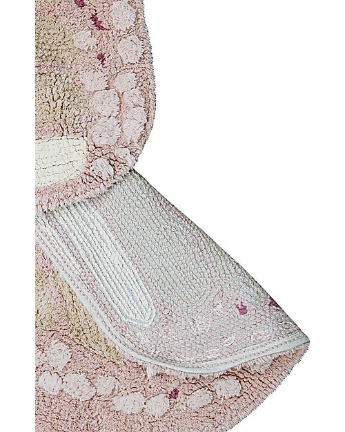 Lorena Canals Tappeto Lavabile - Farfalla  - Cotone - Animal Rugs Collection - 90 x 120 cm Tappeti Arredo