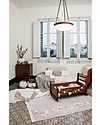 Lorena Canals Tappeto Lavabile Fiocchi di Cotone, Grigio Perla - 100% Cotone (120x170cm) Tappeti Arredo