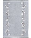 Lorena Canals Tappeto Lavabile Fiocchi di Cotone, Grigio Perla - 100% Cotone (120x170cm) Tappeti Arredo
