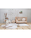 Lorena Canals Tappeto Lavabile Fiore di Cotone - 100% Cotone (120x130cm) Tappeti Arredo