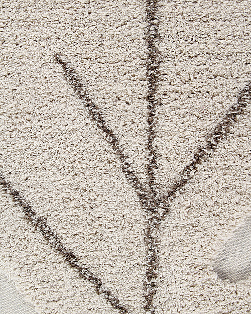 Lorena Canals Tappeto Lavabile Foglia di Monstera - Natural - 120 x 180 cm Tappeti Arredo