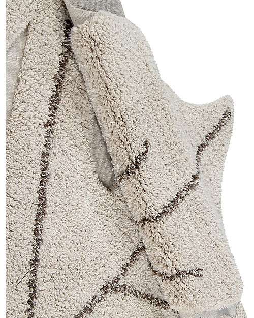 Lorena Canals Tappeto Lavabile Foglia di Monstera - Natural - 120 x 180 cm Tappeti Arredo