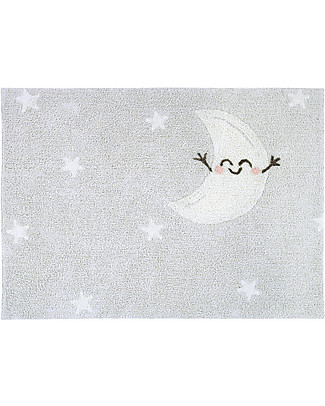 Lorena Canals Tappeto Lavabile Happy Moon - 100% cotone (120x160 cm) Tappeti